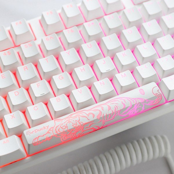 Ducky One 3 Fullsize RGB Pure White Cherry MX Silent Red Switch (RU Layout)  